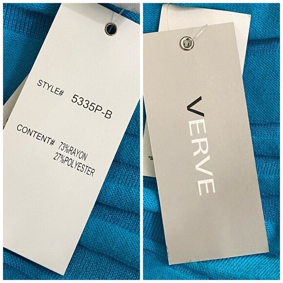 Verve Ami NWT $78 Faux Wrap V-Neck Sweater Women's Sz PETITE Small - Picture 6 of 7